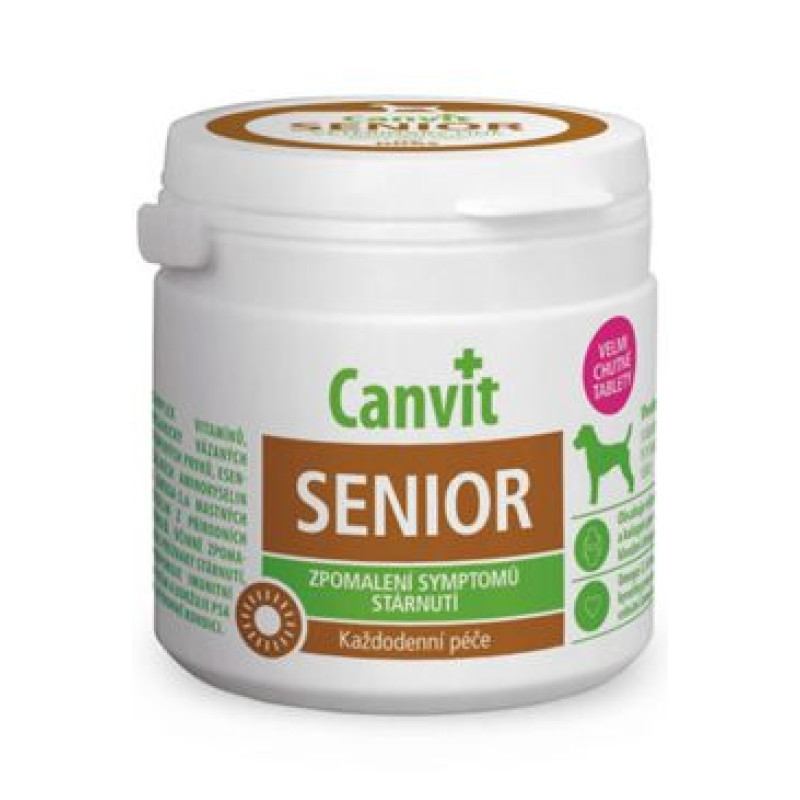Canvit Senior pro psy ochucený 100g