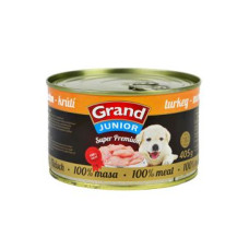 GRAND Dog konz. Superpremium Junior krůtí 405g