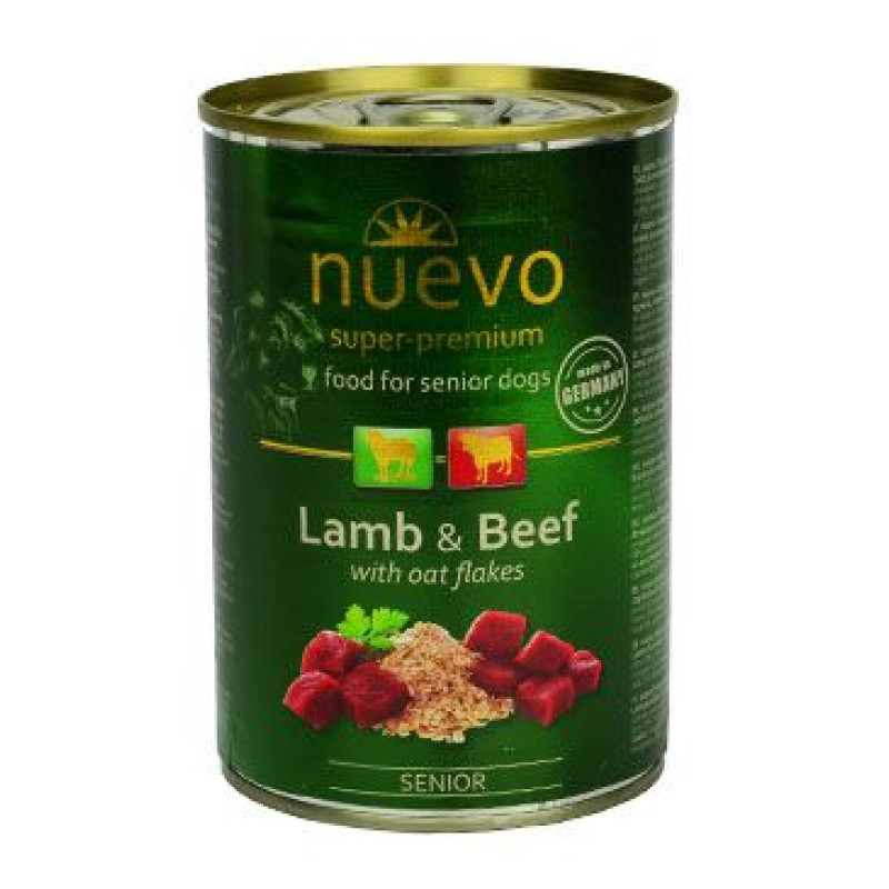 Nuevo pes Senior Jehněčí s ovesnými vl. konz. 400g