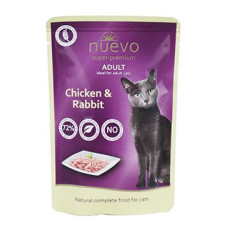 Nuevo kočka kapsa Adult Kuře a Králík 85g