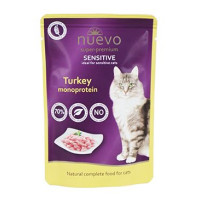 Nuevo kočka kapsa Sensitive Krůtí Monoprotein 85g