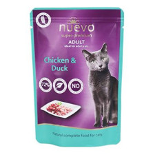 Nuevo kočka kapsa Adult Kuře a Kachna 85g
