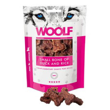 WOOLF Classic poch. Small Bone of Duck and Rice 100g