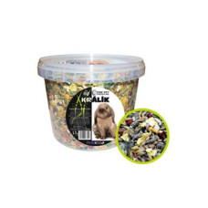 FINE PET Zakrslý Králík Premium vědro 1,7kg