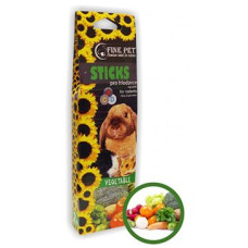 FINE PET Tyčinka Hlodavec Zelenina 2ks/110g