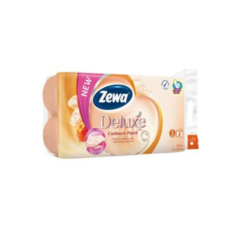Wc toaletní papír Zewa Deluxe Peach 3vrstvý 8ks