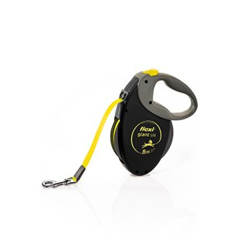 Vodítko FLEXI Giant M 8m/25kg Pásek neon