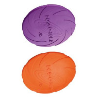 Hračka pes Létající talíř MINI Mix barev 15cm TR