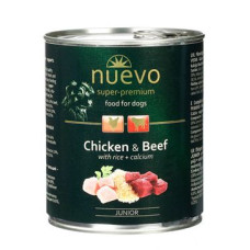 Nuevo pes Junior Kuřecí a Hovězí konz. 800g