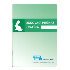 Očkovací průkaz králík Bioveta 1ks