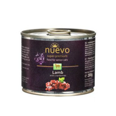 Nuevo kočka Senior Jehněčí s brusinkami konz. 200g