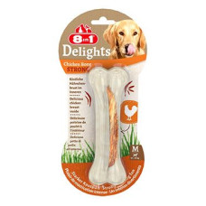 Pochoutka 8in1 Delights Chicken Bones Strong S/1ks