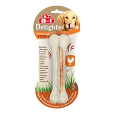 Pochoutka 8in1 Delights Chicken Bones Strong L/1ks