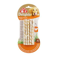 Pochoutka 8in1 Delights Chicken Twisted Sticks 10ks