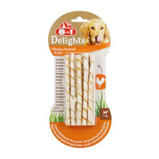 Pochoutka 8in1 Delights Chicken Twisted Sticks 10ks