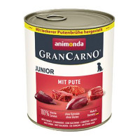 Animonda pes GRANCARNO konz. Junior krůtí maso 800g