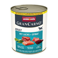 Animonda pes GRANCARNO konz. Adult losos/špenát 800g