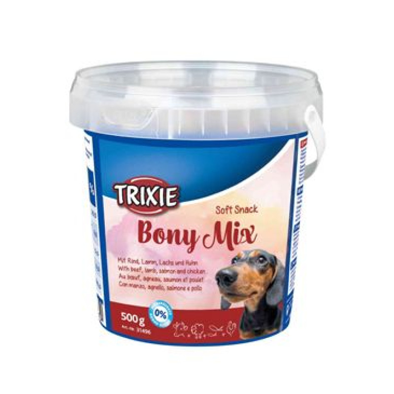 Pochoutka Soft Snack BONY MIX pro psy 500g TR