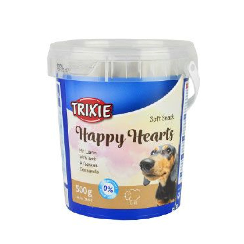 Pochoutka Soft Snack HAPPY HEARTS pro psy 500g TR