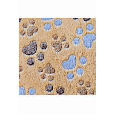 Deka pro psy LASLO s tlapičkami 100x150cm béžová TR