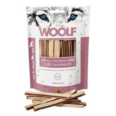 WOOLF Classic poch. Long Chicken and Cod Sandwich 100g