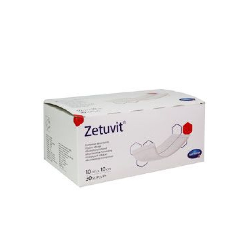 Kompres Zetuvit 10x10cm/30ks nesterilní