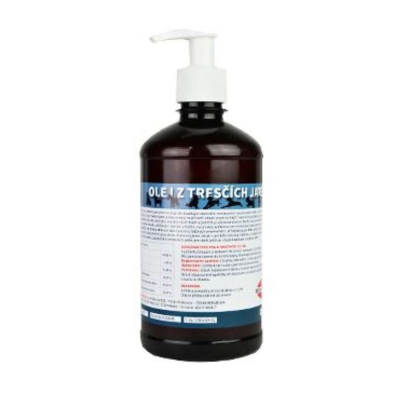Olej z tresčích jater pro psy ZEUS 100% 500ml