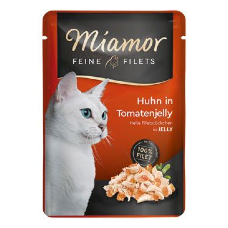 Miamor Cat Filet kapsa kuře+rajče v želé 100g