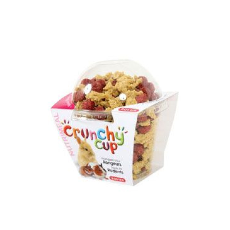 Pochoutka CRUNCHYCUP hlodavec kukuřice/řepa 130g Zolux