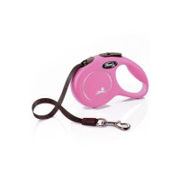 Vodítko FLEXI Classic NEW XS pásek 3m/12kg růžová