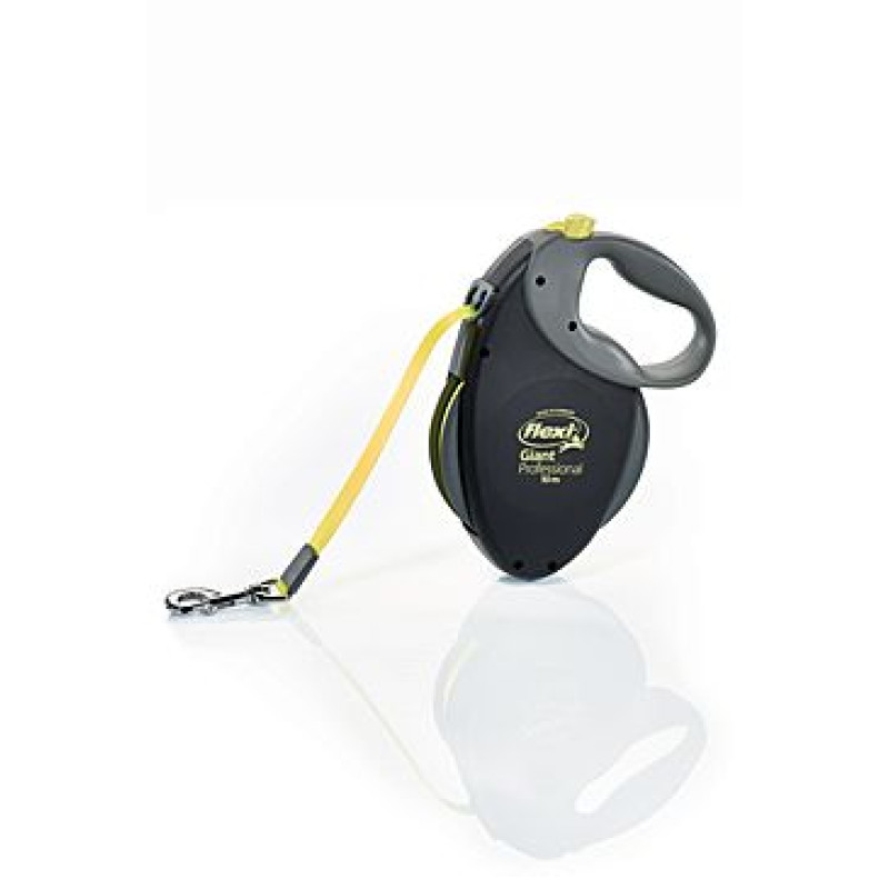 Vodítko FLEXI Giant Professional L pásek 10m/50kg neon