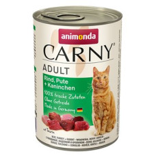 Animonda kočka CARNY konz. Adul hov/ krůta/králík 400g