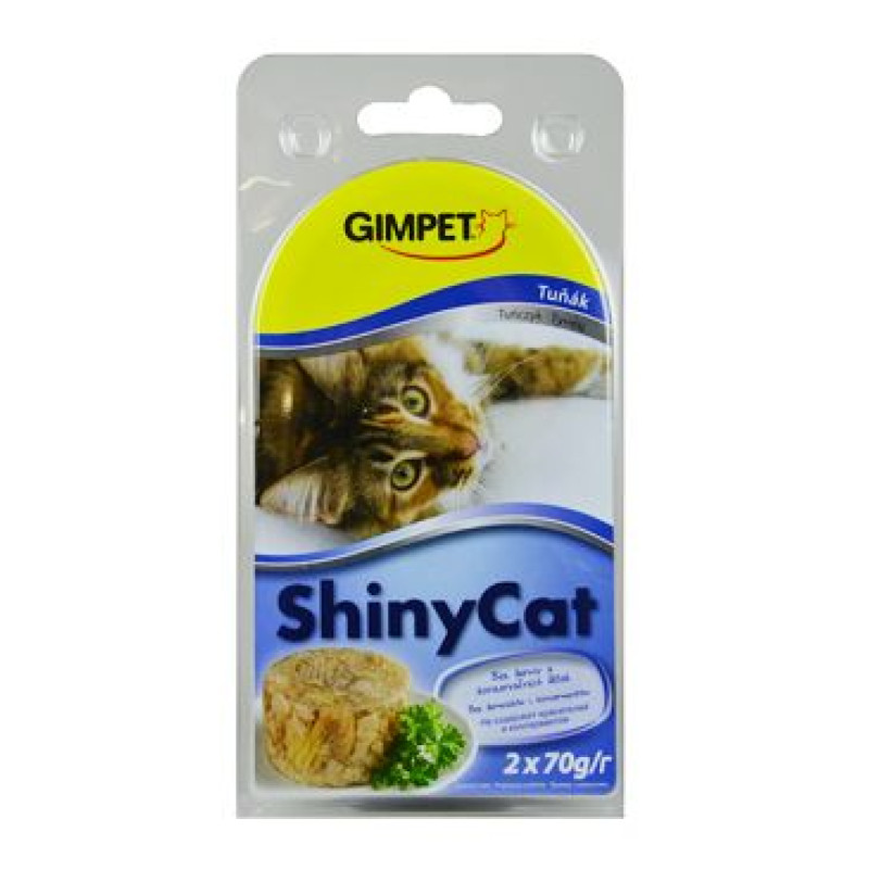 Gimpet ShinyCat konz. tuňak 2x70g