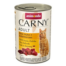 Animonda konz. kočka CARNY Adult hov/kuře/kachna 400g