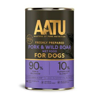 AATU Dog Pork&Wild Boar konz. 400g