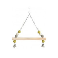 Houpačka pro ptáky dřevěná s řetízkem 26cm Zolux