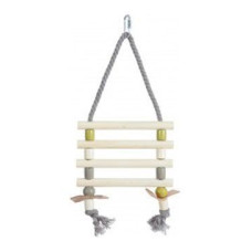 Žebřík pro ptáky provazový dřevěné příčky 31cm Zolux