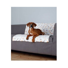 Deka pro psy LINGO kosti,tlapky 100x75cm bílá/béžováTR