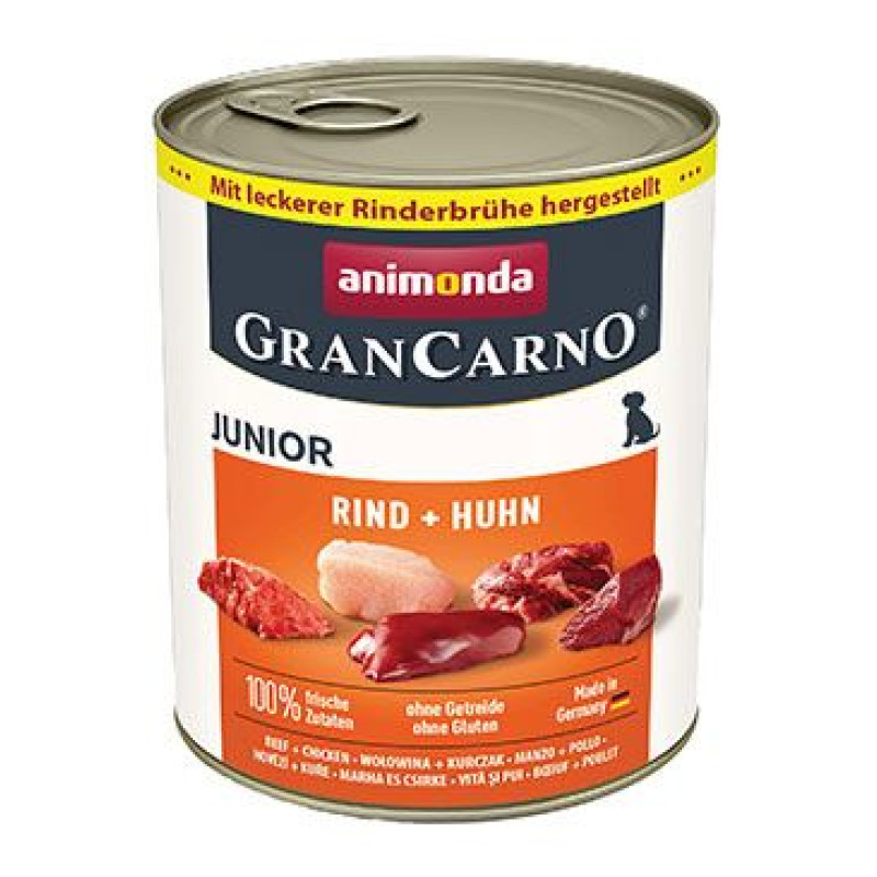 Animonda pes GRANCARNO konz. JUNIOR kuře/hovězí 800g