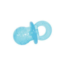 Hračka pes PACIFIER TPR POP dudlík 10cm tyrkys Zolux