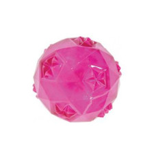 Hračka pes BALL TPR POP míček 6cm růžová Zolux