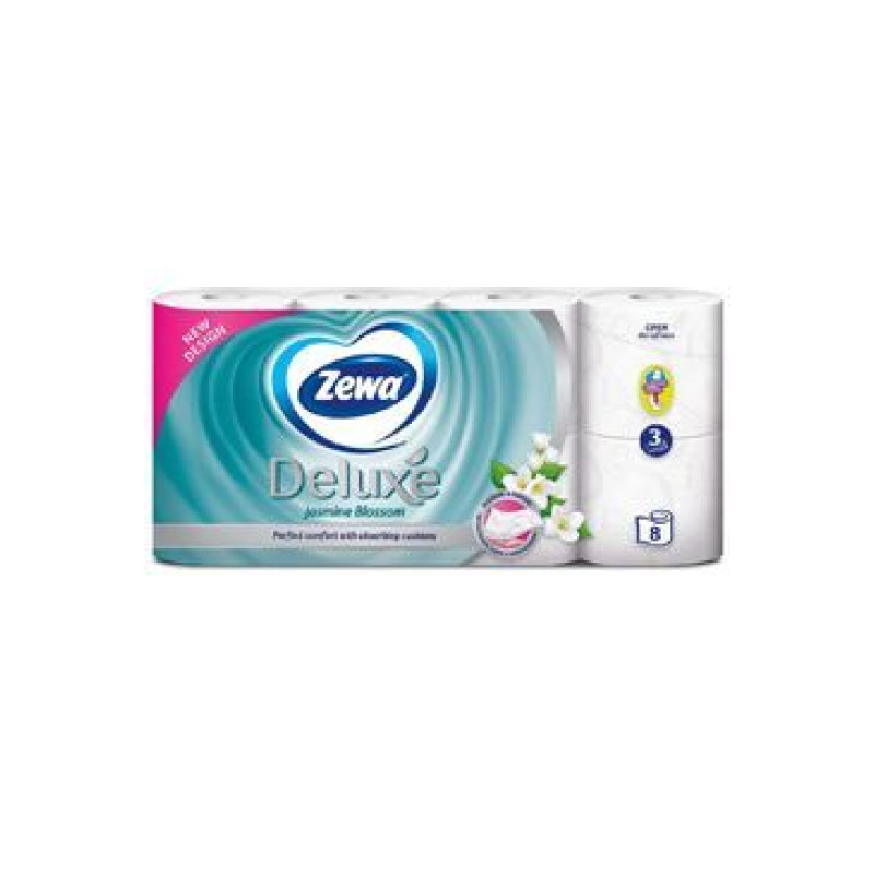 Wc toaletní papír Zewa Deluxe Jasmine 3vrstvý 8ks