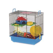 Klec hlodavec TEDDY I Black + tuba 37x25x38,5cm