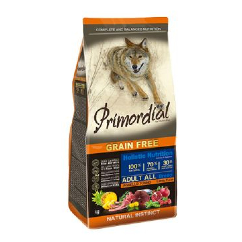 Primordial Dog GF Adult Tuna&Lamb 12kg