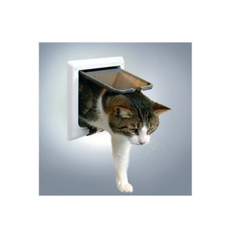 Dvířka kočka plast 4P s tunelem bílá TR