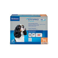Effipro DUO Dog S (2-10kg) 67/20 mg, 4x0,67ml