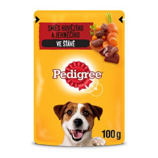 Pedigree kapsa Adult hovězí/jehně ve šťávě 100g