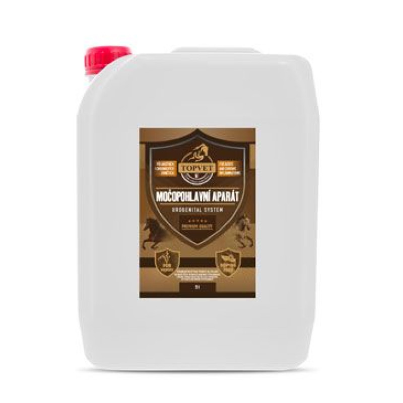 Močopohlavní aparát sirup pro koně TOPVET 5l