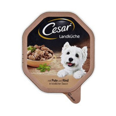 Cesar vanička krůtí a hovězí ve šťávě 150g