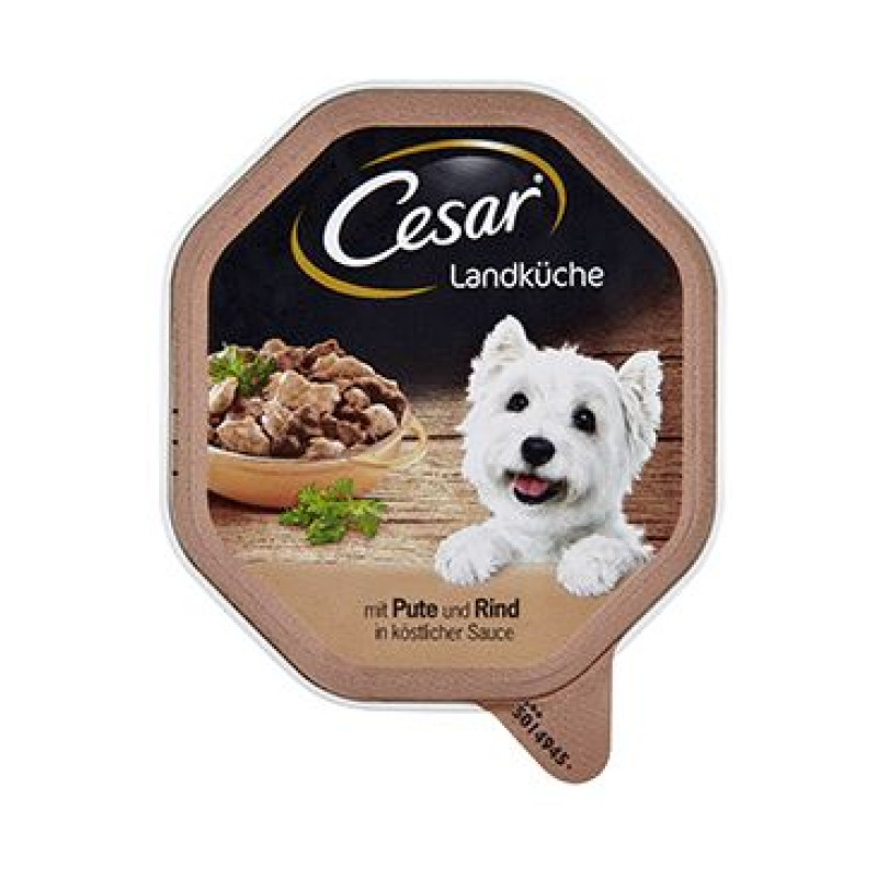 Cesar vanička krůtí a hovězí ve šťávě 150g